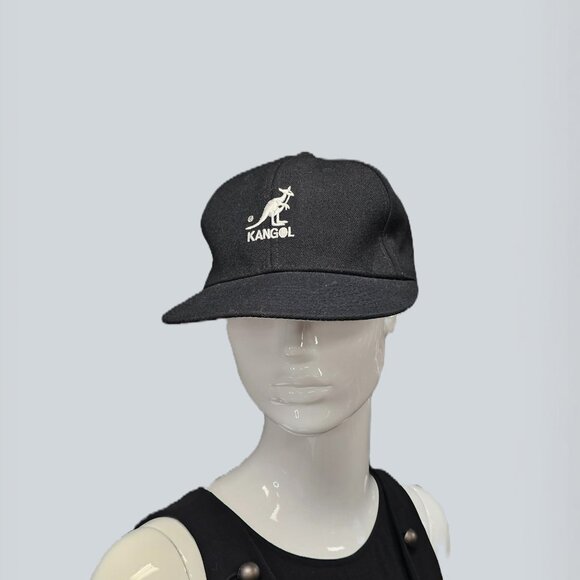 Vintage Black Kangol Colosseum Wool Baseball Cap - Picture 1 of 3